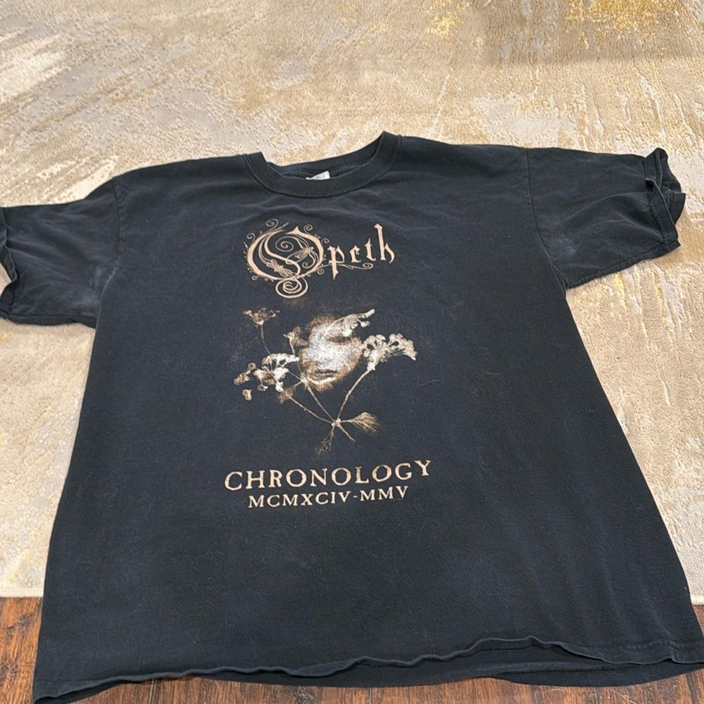 Vintage 2000s Opeth Shirt X Large Chronology in GUC has pot stains